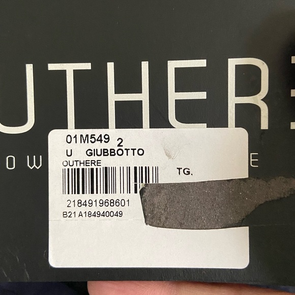 OUTHERE UTILITY WINDBREAKER W/HIDDEN HOOD Navy Italy Men’s Sz Medium - Picture 7 of 16